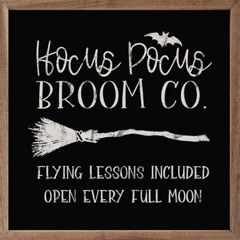 Hocus Pocus Broom Co Black